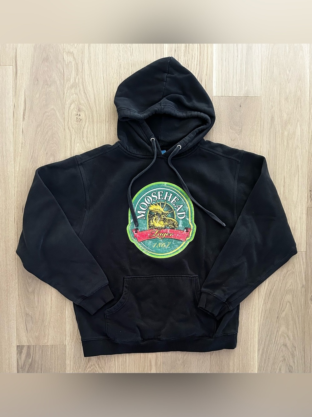Moosehead Lager Beer Pullover Hooded Sweatshirt